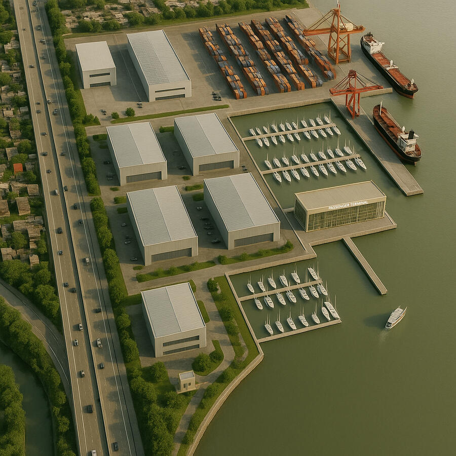 Port Vietnam Delta Nova Maritime Hub Master Plan